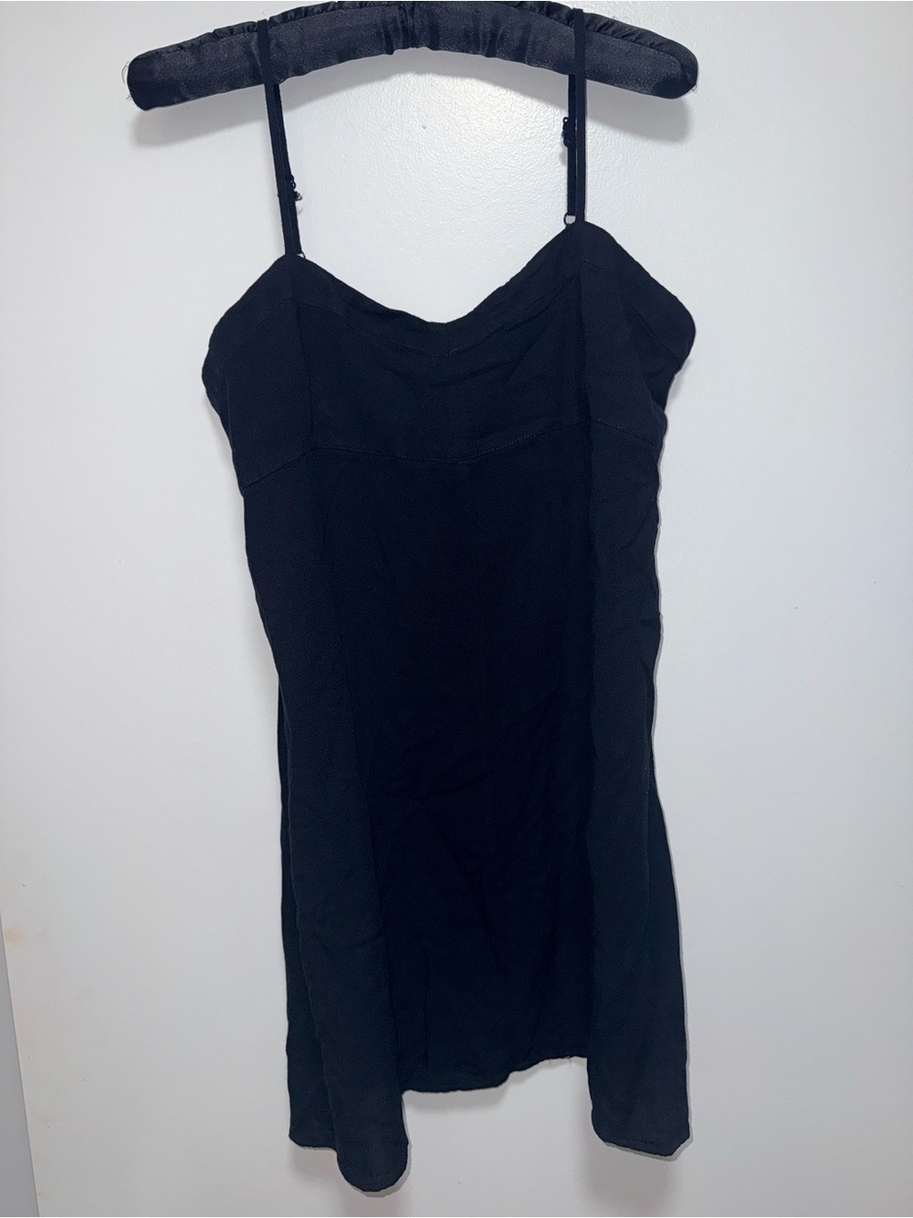 Classic Black Spaghetti Strap Mini Dress *no size tags